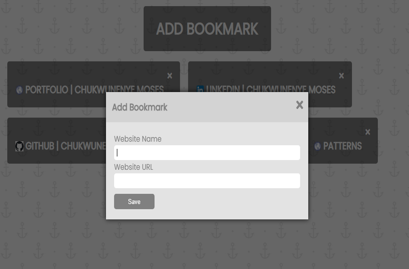 Bookmarks Manager